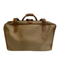 二手 Gucci 010.39.4908.60 舊款 Gucci 旅行包，波士頓旅行手提包，Micro GG 旅行箱，ブラウン