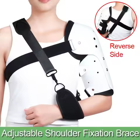 Shoulder Abduction Brace Protection Sling Fixed Wrist Elbow Arm Orthosis Broken Injury Rehabilitatio