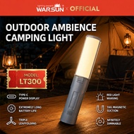 WARSUN LT300 LED Camping Lantern Portable Tent Light 3-Leaf Design Lampu Camping Outdoor Flashlight