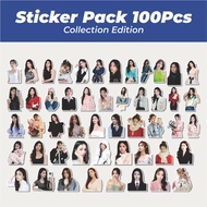 HP Hot Cute Bai Lu Stickers Waterproof Adhesive Stickers Decals for Motorcycles, Helmets, Books, Jou