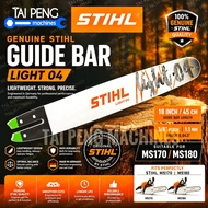 Original 18” 16” Stihl Guide bar for ms170 Ms180 ms182 Papan chainsaw Stihl original