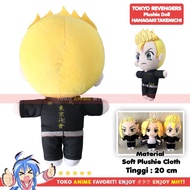 Boneka Anime Tokyo Revengers Plushie Doll Mikey Draken Takemichi Sano