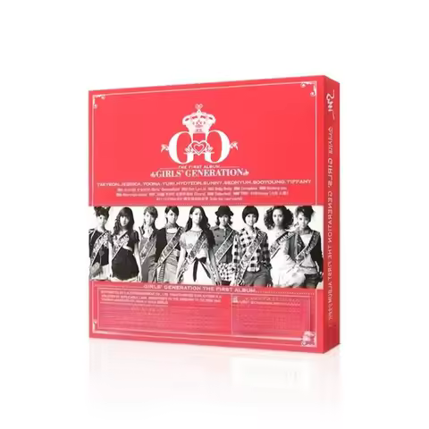 Girls' Generation Self-Titled Album CD with Lyrics Book - Debut Collection, K-Pop Hits, Collectible 