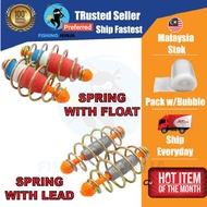 BOCEAN BOMB SPRING WITH FLOAT/LEAD SINKER/BOMB SPRING TAHAN LASAK DAN TERMURAH