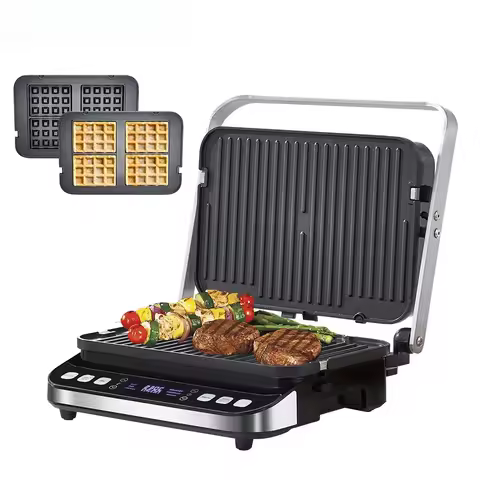 Steak Electric Pancake Grill Electric Frying Pan Electric Grill Panini Machine Waffle Maker Contact 