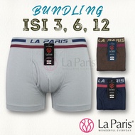 KATUN CONTENTS 3 - 12 Men's Boxer Briefs Cotton CD Size M - XXL Art WD001 WD002 by La Paris WHOLESAL