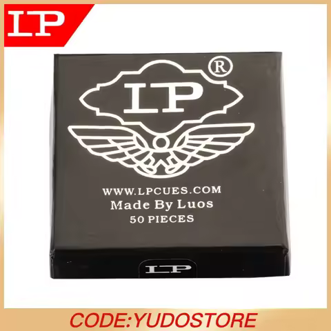 LP Snooker Cue Tip 10mm/10.5mm 50 Tips a Box Snooker Stick Kit Leather High Quality Durable for Bill