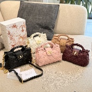 Clutch Jolie Top Handle Fz Pearl Chain Bag Size 18.5 X8.5 X13cm