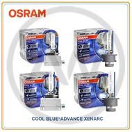 OSRAM Cool Blue Advance Xenarc HID Xenon Head Lamp Bulb D1R D1S D2R D2S D3R D3S D4R D4S D8S (1 Pair 