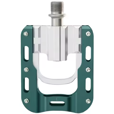 1 Pair Folding Bike Pedals 9/16inch Foldable Bearings Pedals Anti-Slip For Brompton For Dahon Bicycl