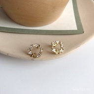 Korean Female S925 Temperament Sterling Silver Fashionable Unique Special Pearl Epoxy Earrings Korea