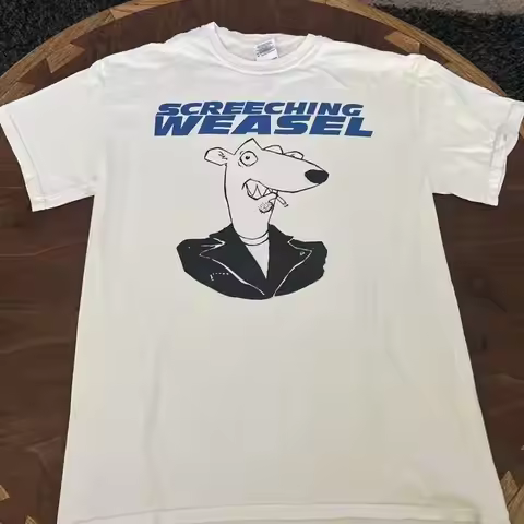 Vintage 90s Punk T- Shirt Screeching Weasel Men’s Medium VERY RARE Great Shape