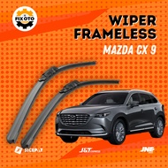 Mazda CX-9 Car Wiper Frameless Soft Rubber Model 1 SET 2 PCS RightKiri W101