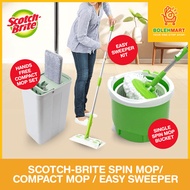 Scotch-Brite™ Single Spin Mop Bucket Set / Spin Mop Refill x 3 pcs