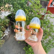 PPSU Babuu wide neck milk bottle in Golden Tiger shape 160ml-240ml