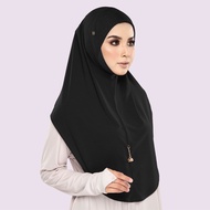 Hegira Slip-On Hijab SO-KEY WITH KAMILLY AWNING in BLACK