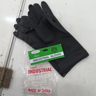 Black latex gloves black industrial gloves rubber gloves