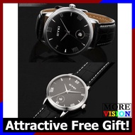 EYKI 8731 Couple Waterproof Leather Watch