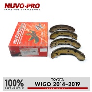 NUVO-PRO BRAKE SHOE RR TOYOTA WIGO 2014 VKX-2002 ( 1 SET )