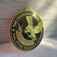 Fashion Brothers Eagle Emblem Badge - Eagle Logo Badge - Eagle Eagle - Made of pure metal,