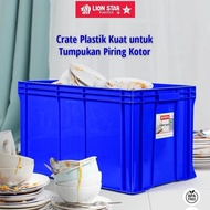 HOMTON FORTE Crate 203 IC-33 82L Box Container HDPE Plastic Basket FORTE Crate 82L Premium Crates St