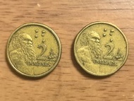 1988及1989年澳洲貳圓2枚硬幣