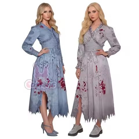Selena Corey Zombie Women Cosplay Costume Long Dress Singers Eileen Zimmerson Dress Lolita For Hallo