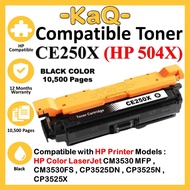 504X Black CE250X Toner Cartridge Compatible for CM3530 MFP CM3530FS CP3525DN CP3525N CP3525X