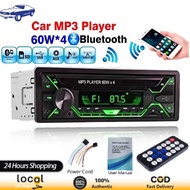 MP3 Player Car Radio Stereo Bluetooth 1 Din Audio AUX FM 12V 24V Music  In Dash Car Stereo 1 Din MP3