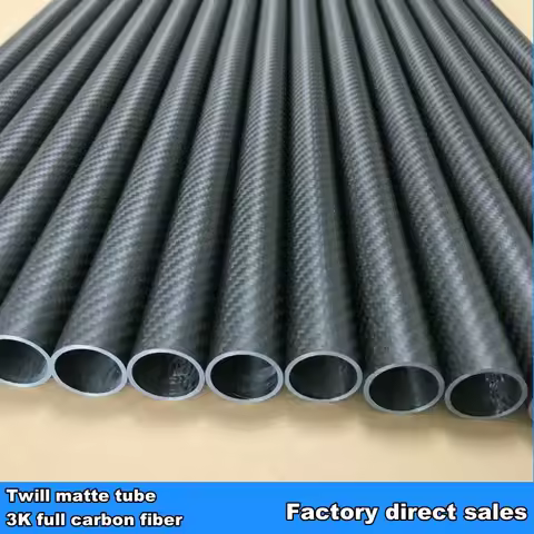 3K carbon fiber tube carbon fiber tube OD5mm6mm8mm12mm14mm16mm20mm25mm28mm30mm35mm38mm40mm50mm55mm60