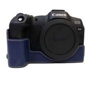 Suitable for Canon eos r50 Camera Bag Leather Case eos r8 Protective Half Cover Base eos r50 Case