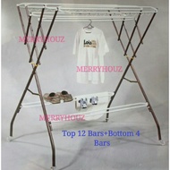 (Ready Stock)(10 Bars &amp;14 Bars &amp;16 Bars)Outdoor Clothes Hanger/Cloth Rak/Penyidai Baju Besi/Ampaian