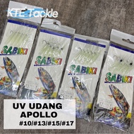 Udang UV Sabiki Apollo Hook Marusaigo hook Killer Ikan Jenahak/Tanda/Senangin/Talang/GT/Cencaru Praw