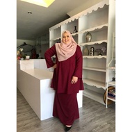 Baju Kurung Miss Quroong (HasNuri) Moden/Plain/Pahang/Princess/Klasik/Minimal/Simple/Duyung/Getah/Te