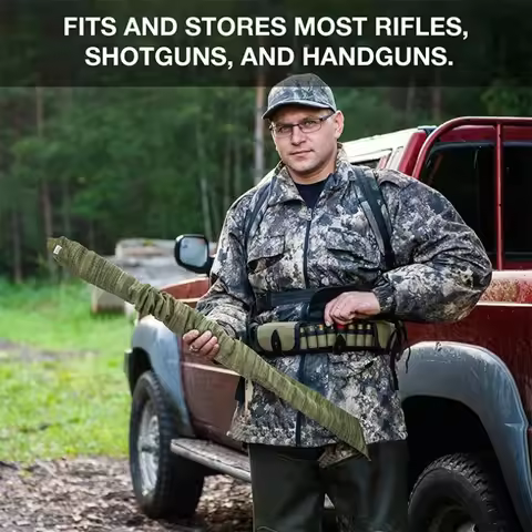 Outdoor Hunting Rifle Stocking Training Sniper Rifle Shooting Protective Cover Knitted Stocking Hunt