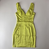 Oh Polly Neon Green Mini Dress