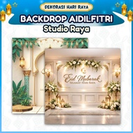 BACKDROP RAYA STUDIO | BACKGROUND PHOTOBOOTH HARI RAYA | EVENT STUDIO PHOYO BOOTH DECORRATION