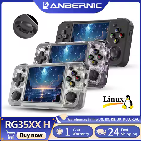 Anbernic RG35XX H Handheld Game Console 3.5'' IPS Screen H700 Linux 64-bit Retro Gaming Player WIFI 