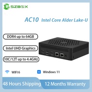 SZBOX AC10 /AC13 i3-1215U & i5-1235U Mini PC 64GB DDR4 WiFi6 4G LTE 2.5G LAN Compact Desktop