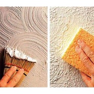 6KG LATEX TEXTURE PAINT ONLY ( KOSELASTEX HEAVY DUTY ) NON AGGREGATED DINDING ART CAT