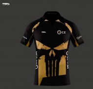 2023 Cz-usa Cz Shadow Shooting Tactics Zipper Polo High Quality Free Custom Name Service Style51 Sum