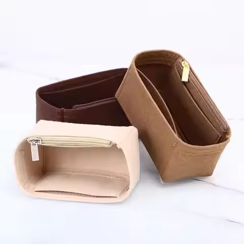 Felt Handbag Insert Bag Bag Support Storage Purse Liner Organization Portable Bag Organiser for LV N