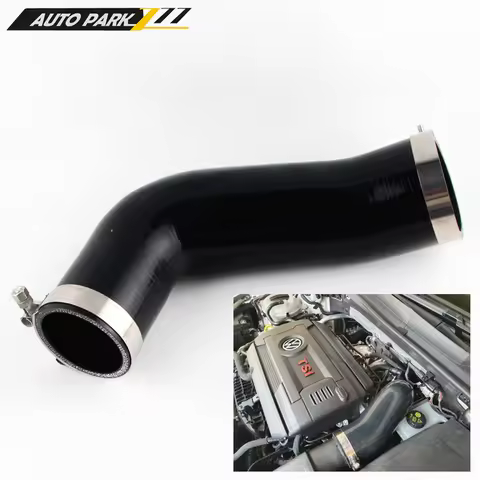 Silicone Turbo Inlet Elbow Tube Performance Intake Hose Pipe For VW Golf MK7 R Audi 2015+ V8 MK3 A3 