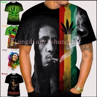 Bob Marley T-Shirts New Fashion Jersey 3D Printed TShirts Men's Casual sublimation Men's shirt