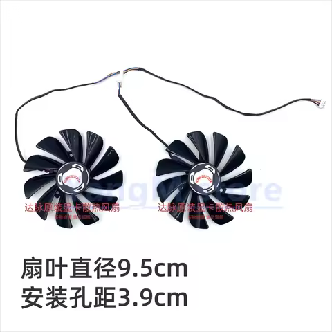 New Cooler Fan Cooling For XFX RX5500XT 5600XT 5700 5700XT RX5600XT THICC II PRO FDC10U12S9-C CF1010
