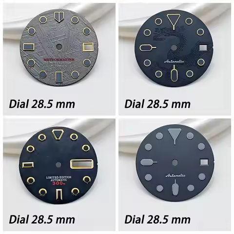 NH35 Dial 28.5mm Dial Suitable For NH35 NH36 4R 6R Movement Suitable For Skx007 Turtle Canned Watch 