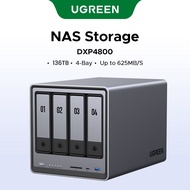 UGREEN NASync DXP4800 4-Bay Desktop NAS, Intel N100 Quad-core CPU, 8GB DDR5 RAM, 32G eMMC, 2 * 2.5Gb