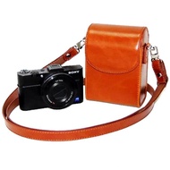 Camera Bag Leather Case Cover for Canon Powershot G9x II G7x Mark II III SX740 SX730 SX720 SX710 SX700 SX620 SX610 SX600 HS QPPA