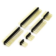 1.27mm 1.27 Double Row Male 2~40P Breakaway PCB Board Pin Header Connector Strip Pinheader 2*3/4/5/6