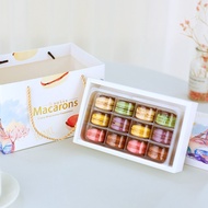 Macaron Packaging Box Macaron Packaging Box High-End French 12 Pieces Portable Gift Box Drawer Desse